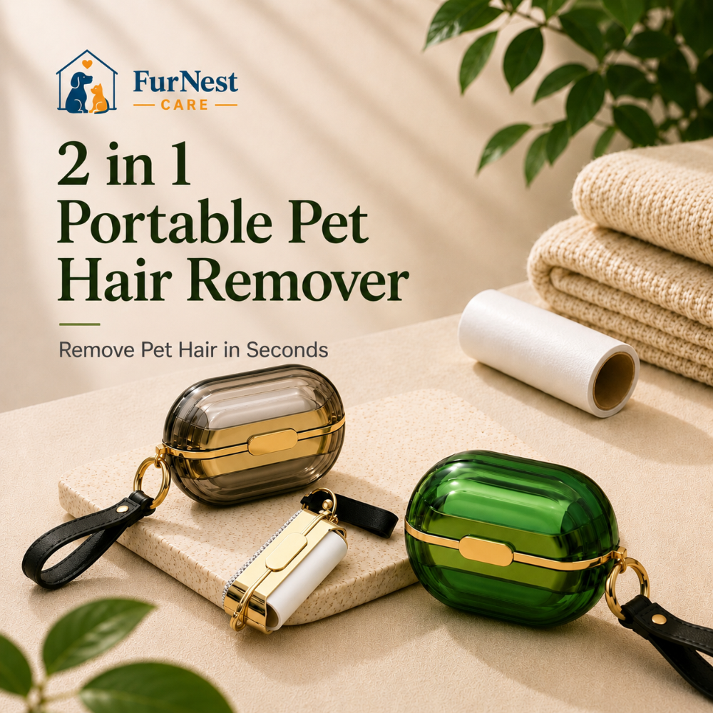 FurNest™ 2 in 1 Portable Pet Hair Remover