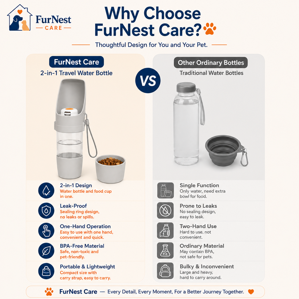 Portable Travel Water Bottle for Pets