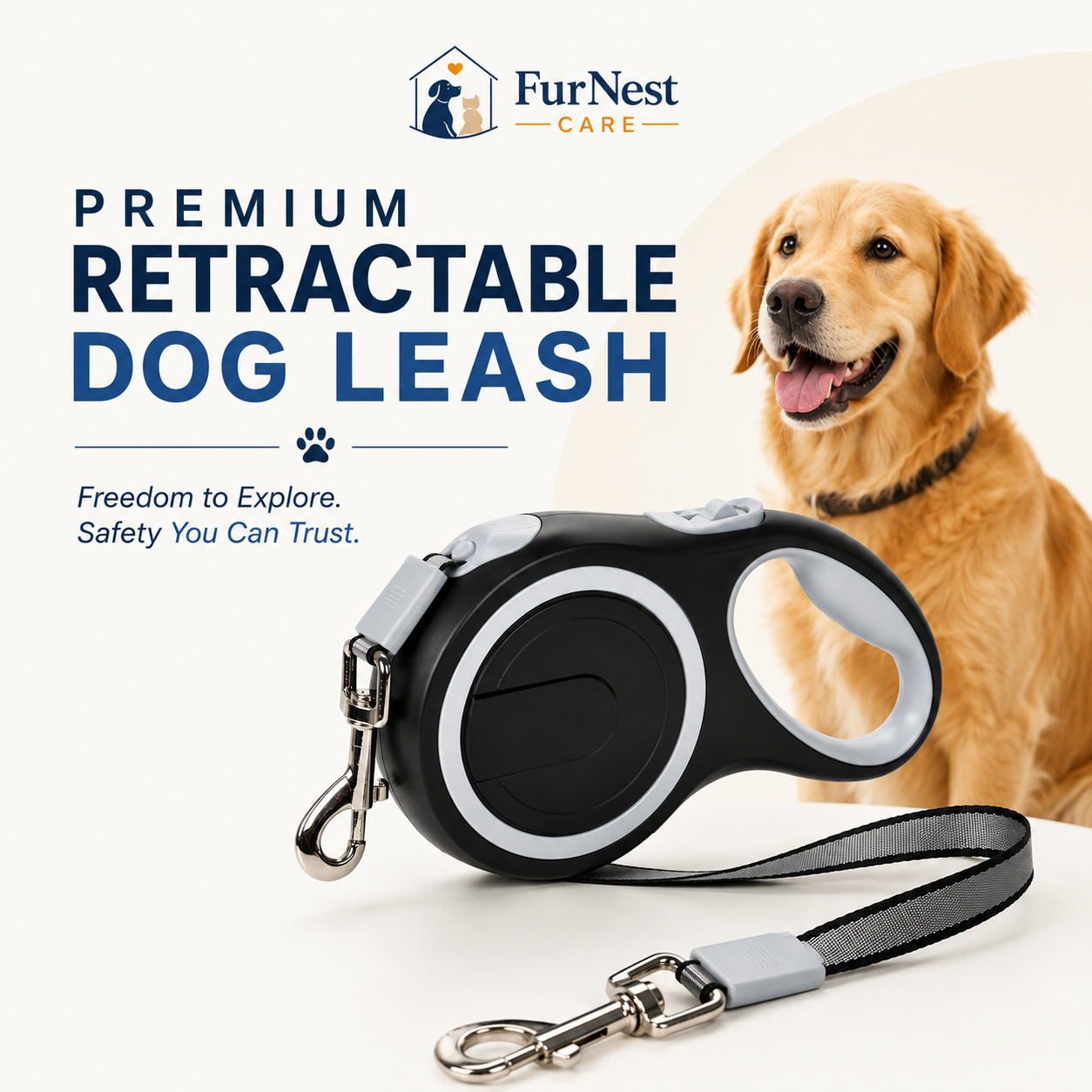 Premium Retractable Dog Leash | 5M & 8M Heavy Duty