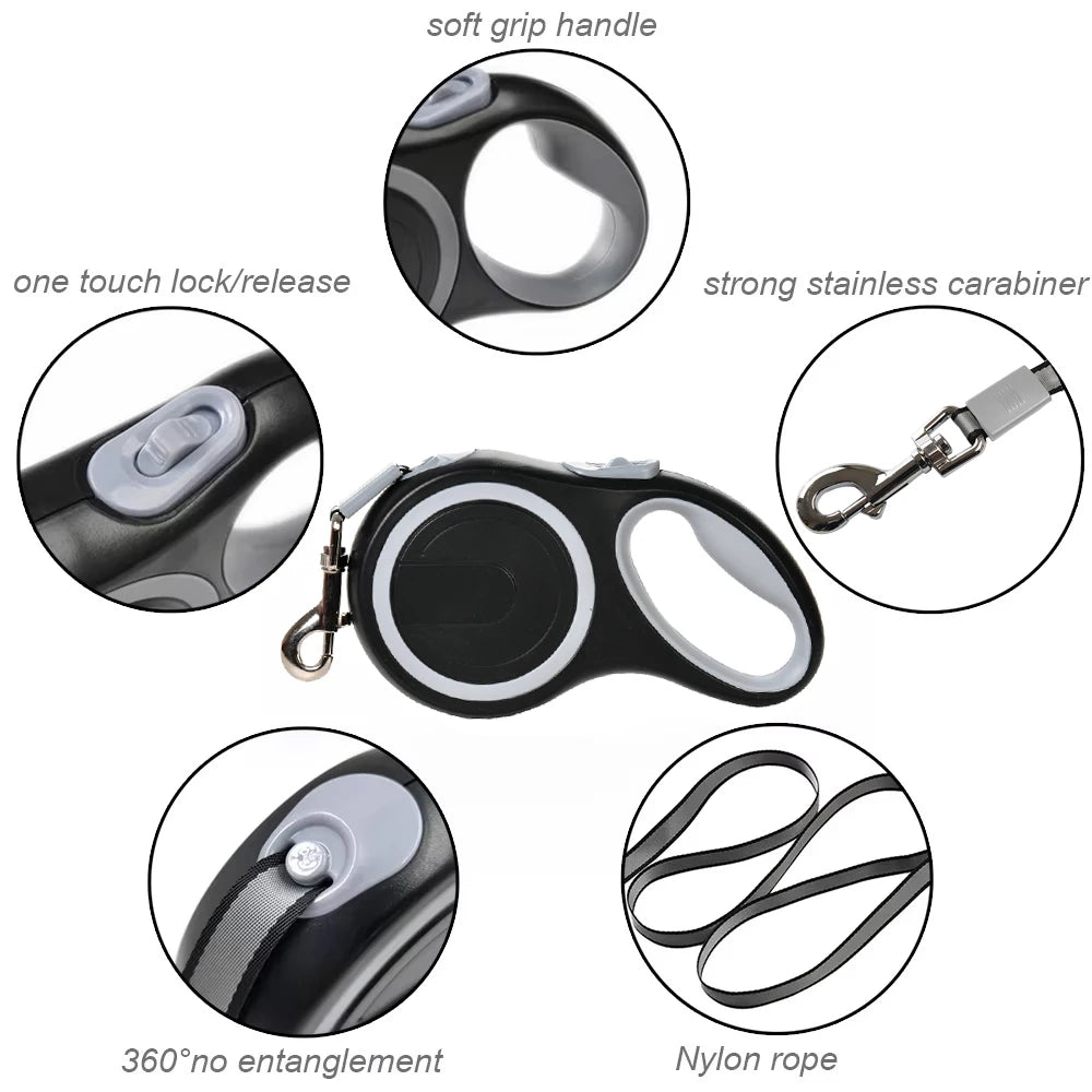 Premium Retractable Dog Leash